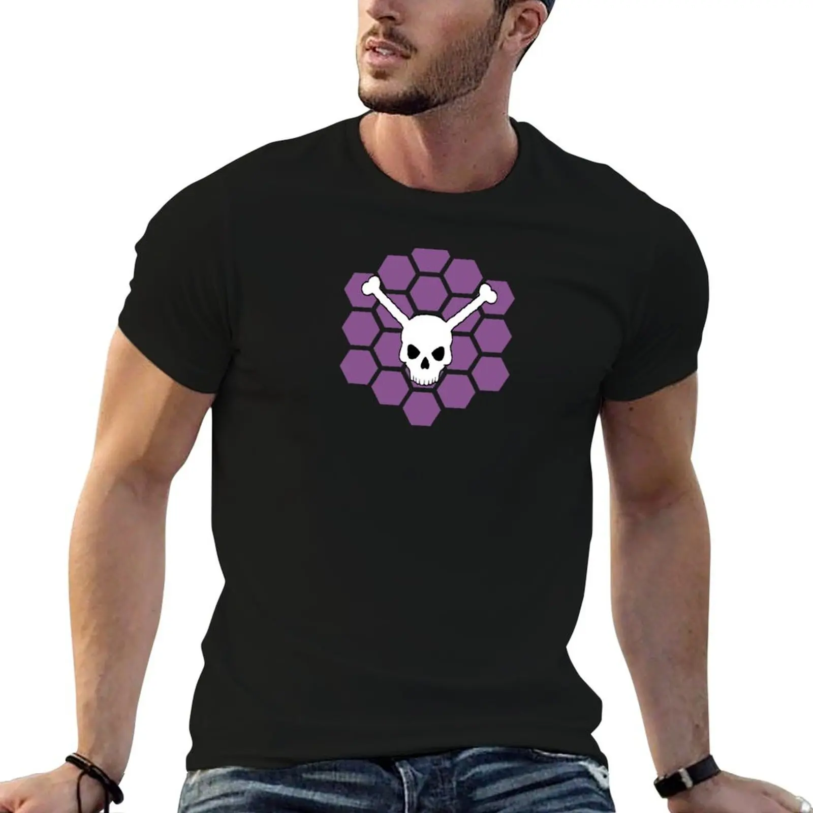 Skeleton Crew Hex - MST3k T-Shirt Work Outdoor T-Shirt for Men