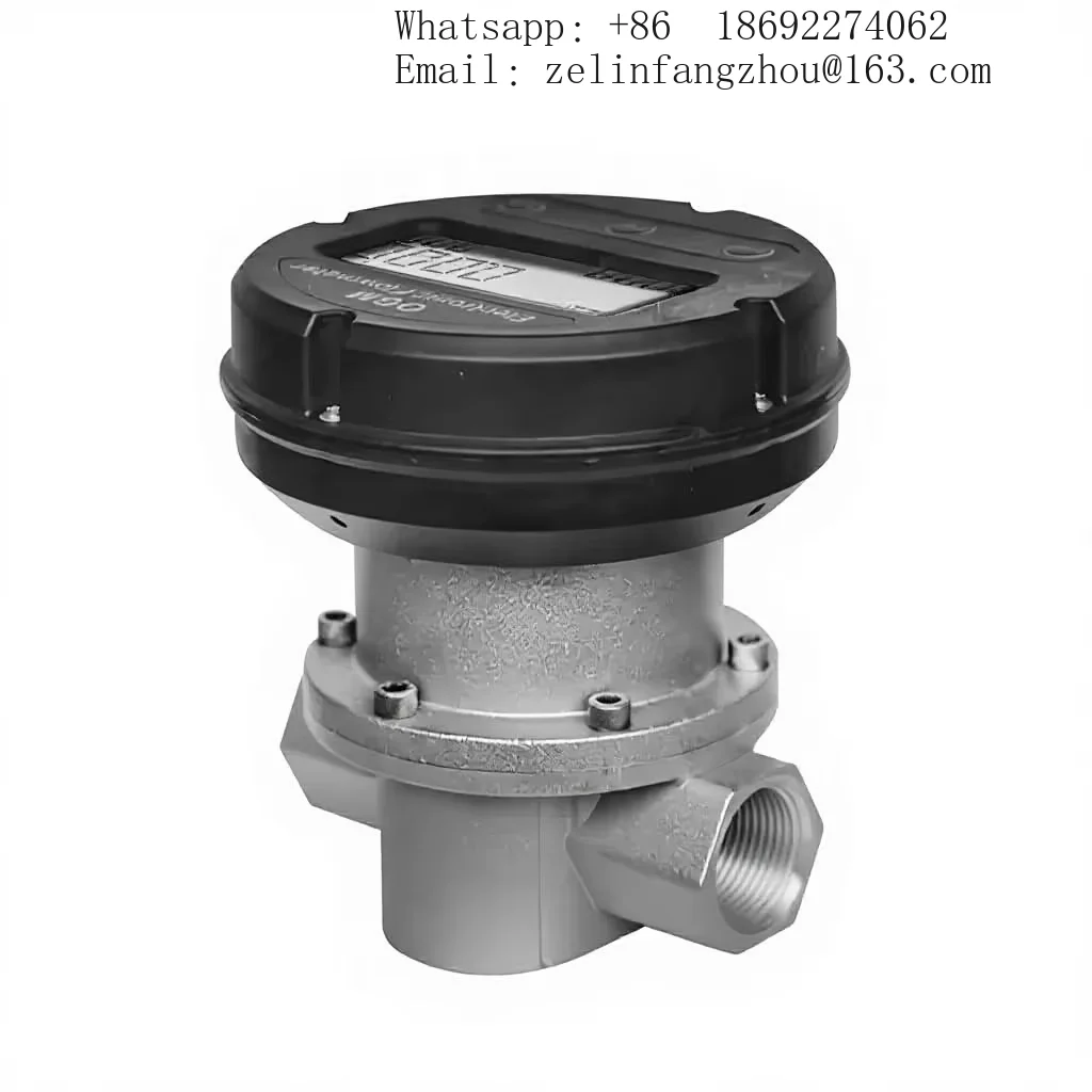 CAVITT DN25 Stainless Steel Digital Oval Gear Flow Meter High Accuracy for Diesel Lubricating Oil Chemical Measurement
