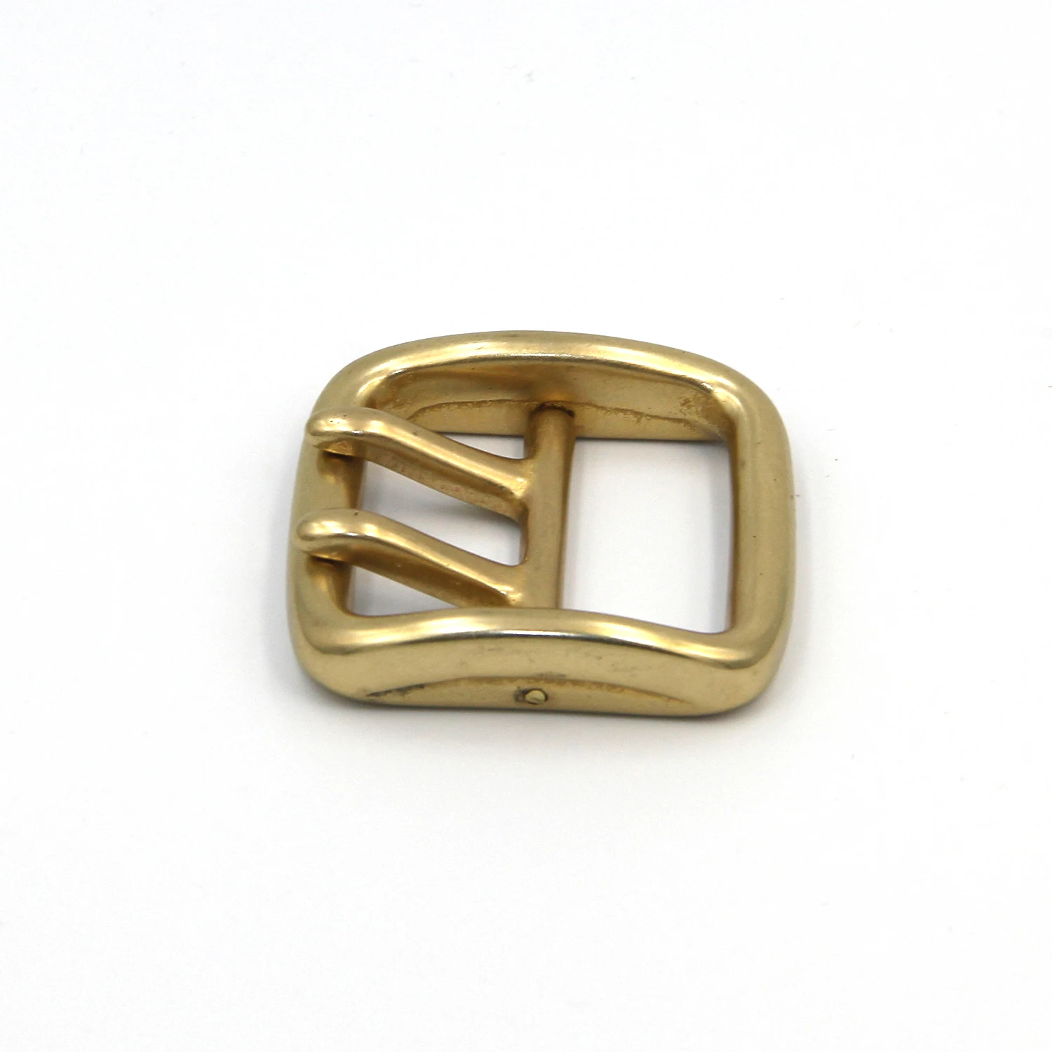 1 1/2'' Square Shape Double Pin Brass Buckle