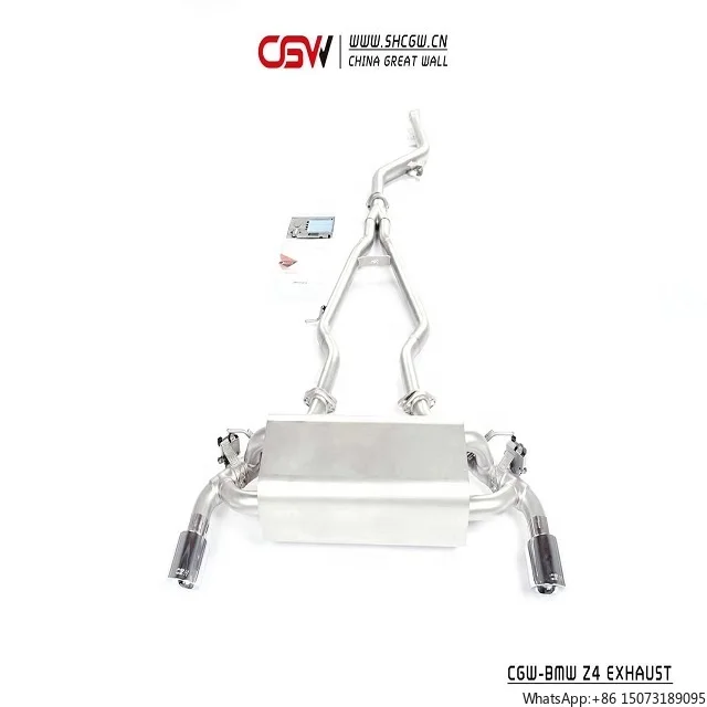 Best Sale Affordable Automobile Stainless Steel Catback with Carbon Fiber Tips and  Valves for Z4 G29 2.0T MY 2019
