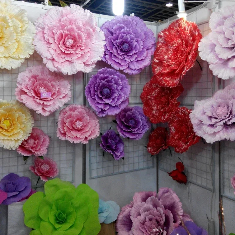 800CM Artificial Large Peony Flower Head Artificial Flower Wedding Decoration Window Display Studio Props Flower Decorations