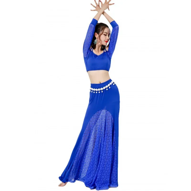 

Adult Belly Dance Costume Lady Women Oriental Bellydance Skirt Stage Performance Set Top Dress Bellydancing Wear Performance