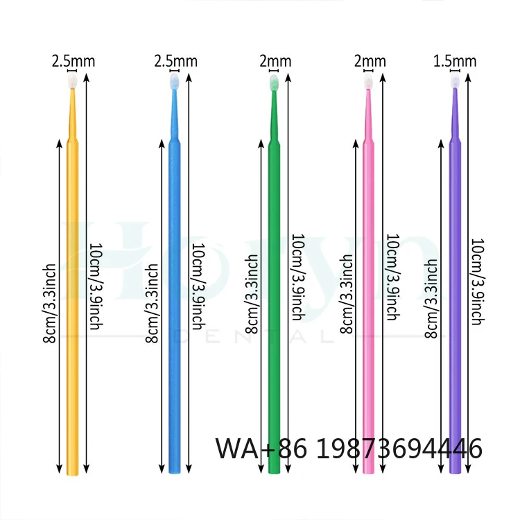 

Cheapest Colorful Dental Disposable Micro Applicator, Bottle Micro Brush Consumable