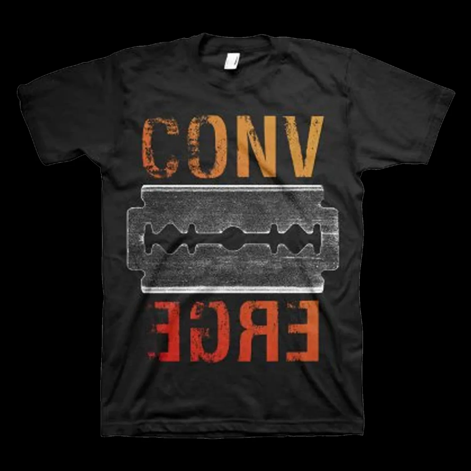 T-Shirt da Uomo Oversize a Maniche Corte, Stile Vintage Americano, Tema Heavy Metal e Rock Hardcore, con Stampa 'Loose Blade' della Band Converge