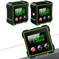 Magnetic Digital Angle Finder 360° Electronic Protractor Rechargeable Mini Inclinometer Level Gauge Measuring Tool