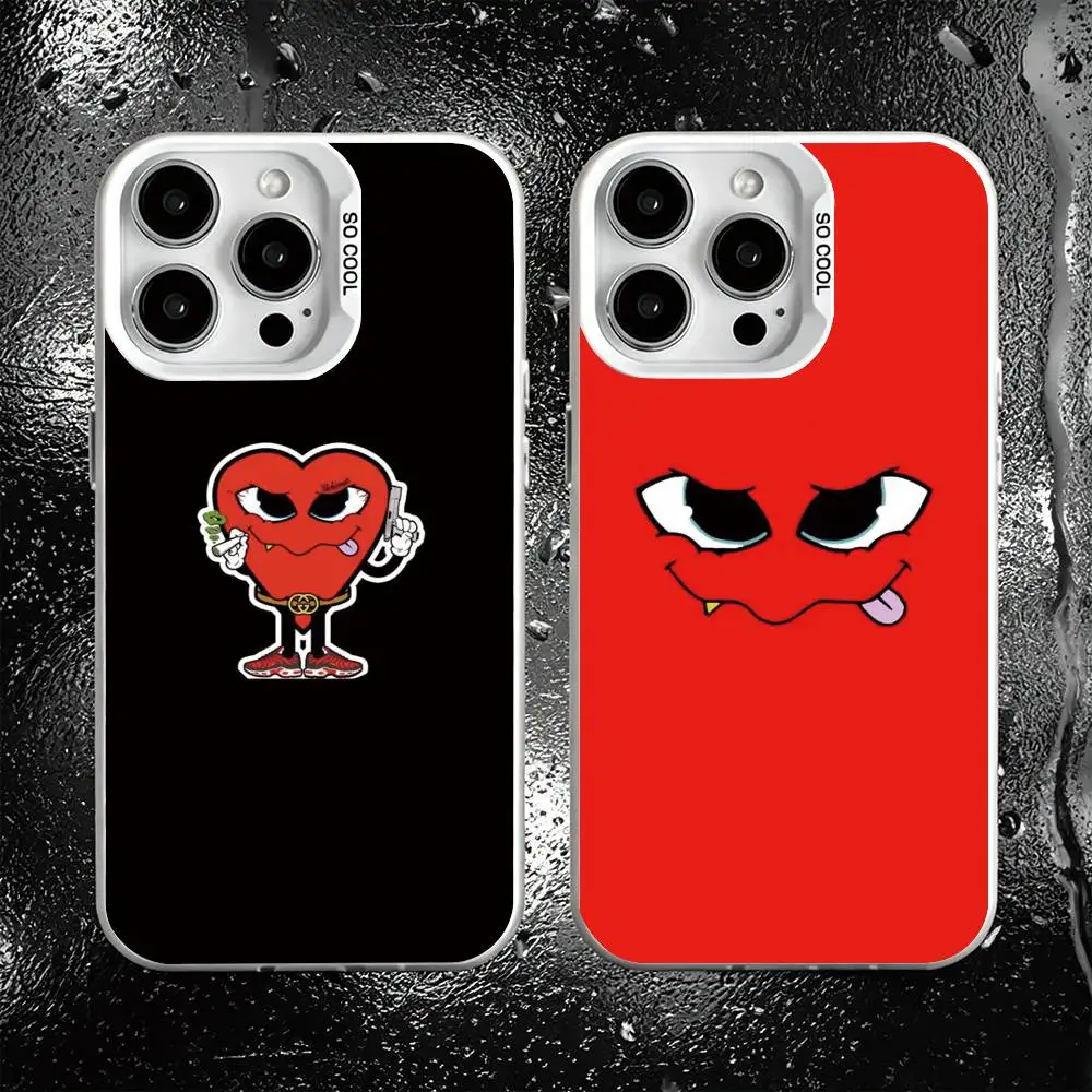 

Love Mafia La Mafia Del Amor Phone Case For iPhone 17,16,15,14,13,12,11 Plus,Pro Max,XS,Colored Silver Plated Inside Cover