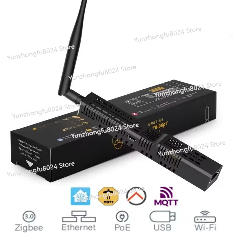 

SLZB-06 Zigbee 3.0 to Ethernet works with Zigbee2MQTT, Home Assistant, ZHA ,USB,WiFi gateway,coordinator with PoE