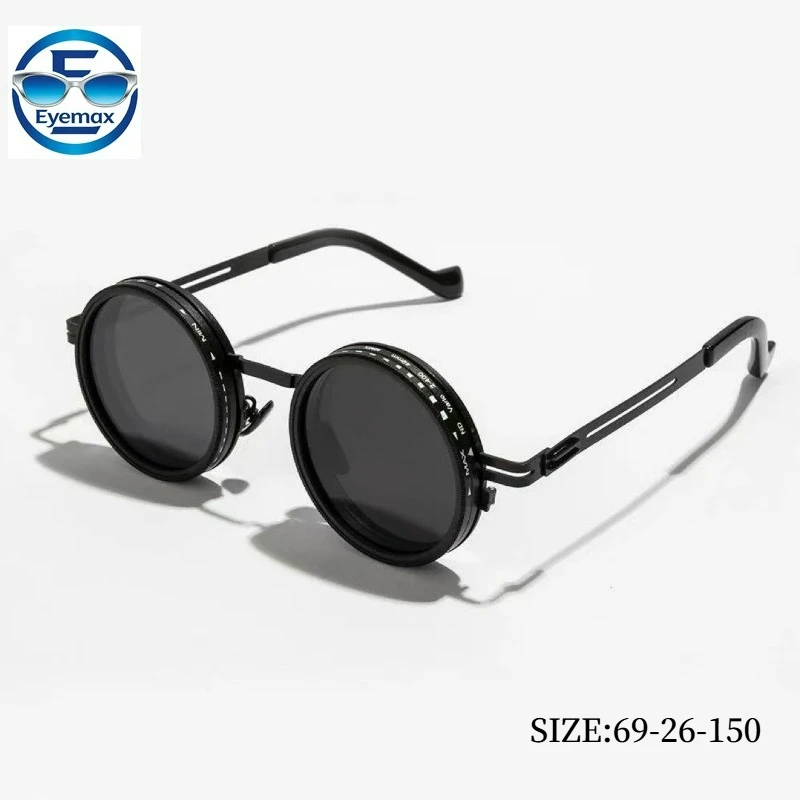 

ND9 Adjustable Light Sunglasses Rotating Dimming Polarized Men Dual Polarized Anti-Glare Fishing Outdoor Driving Sun Glasses