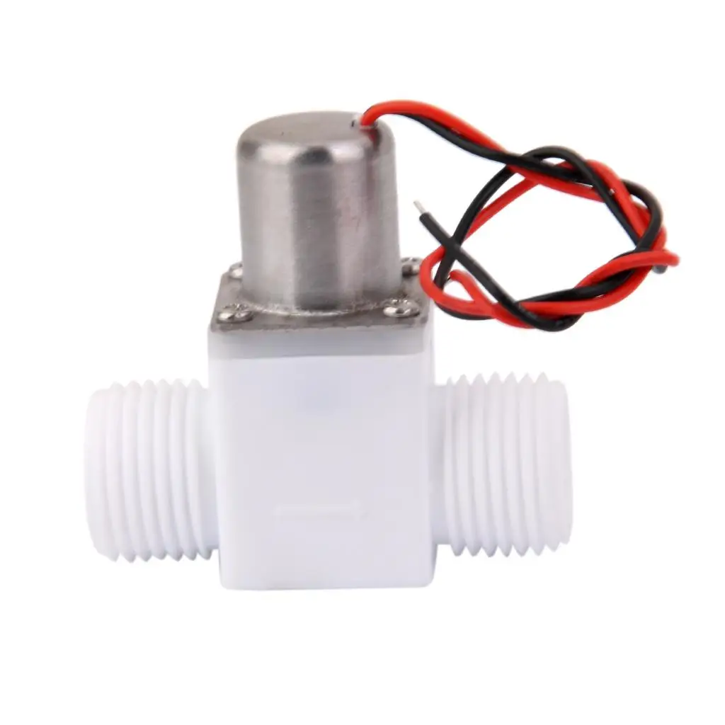 Plastic Toilet Closestool 20mm Male Thread Bi-stable Solenoid Valve