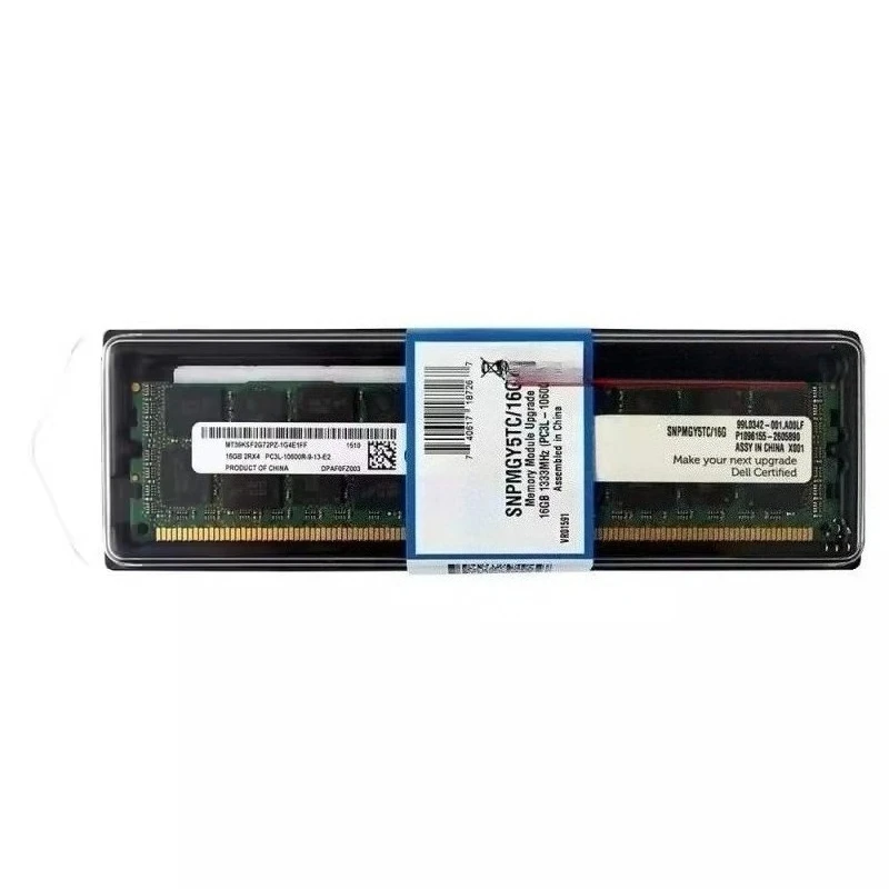 

SNPMGY5TC/16G 16GB-2Rx4-PC3L-10600R DDR3 RDIMM 1333