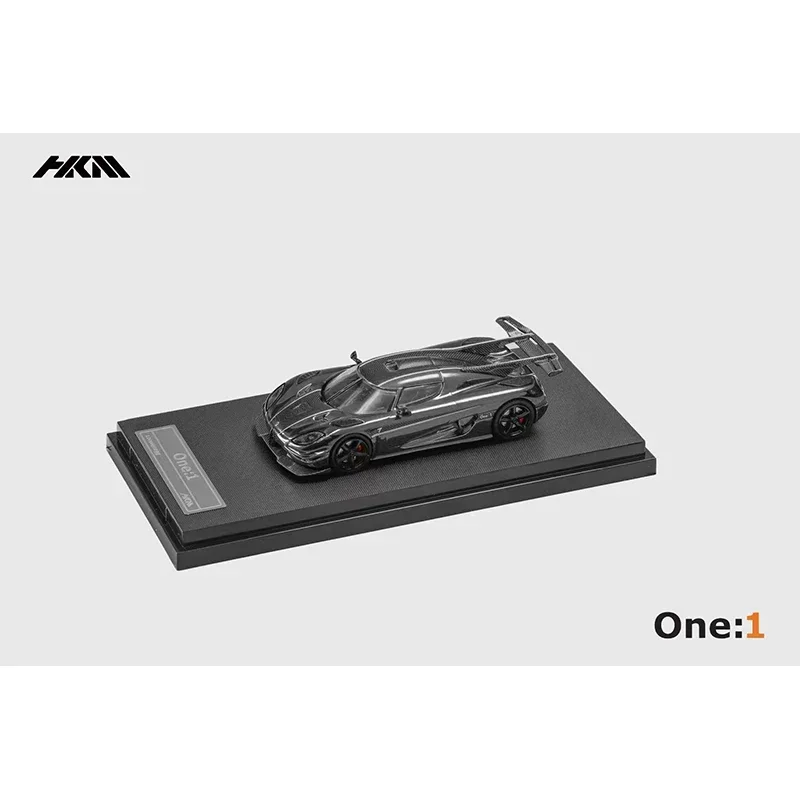 1:64 HKM Agera ONE 1 Half Carbon Chrome Diecast Diorama Car Model Collection Miniature Toys