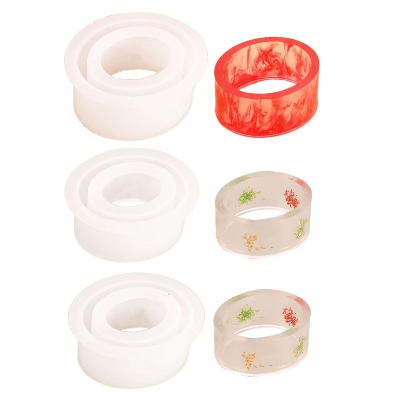 Open Design Bangle Silicone Bracelet Mould Epoxy Resin For Jewelry Making Mold