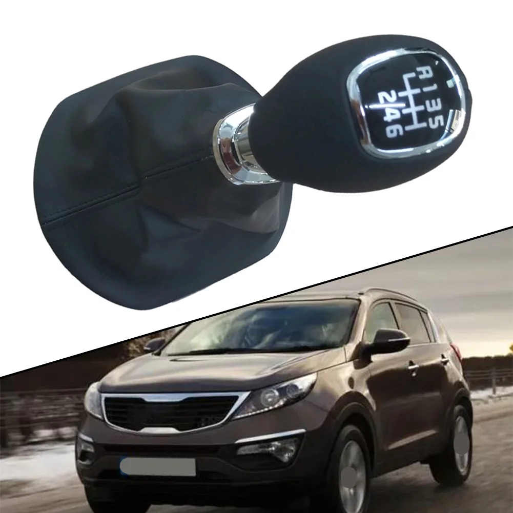

Gear Shift Knob Boot Gaiter Assembly Designed for Kia For Sportage 2011 2012 2013 2014 2015 with OEM Part Number 846403W020WK