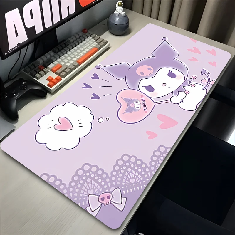 Mouse Pad K-kuromi Gamer Mousepads Big Gaming Mousepad Large Keyboard Mat Waterproof Desk Pad For Computer Laptop Mouse Pads