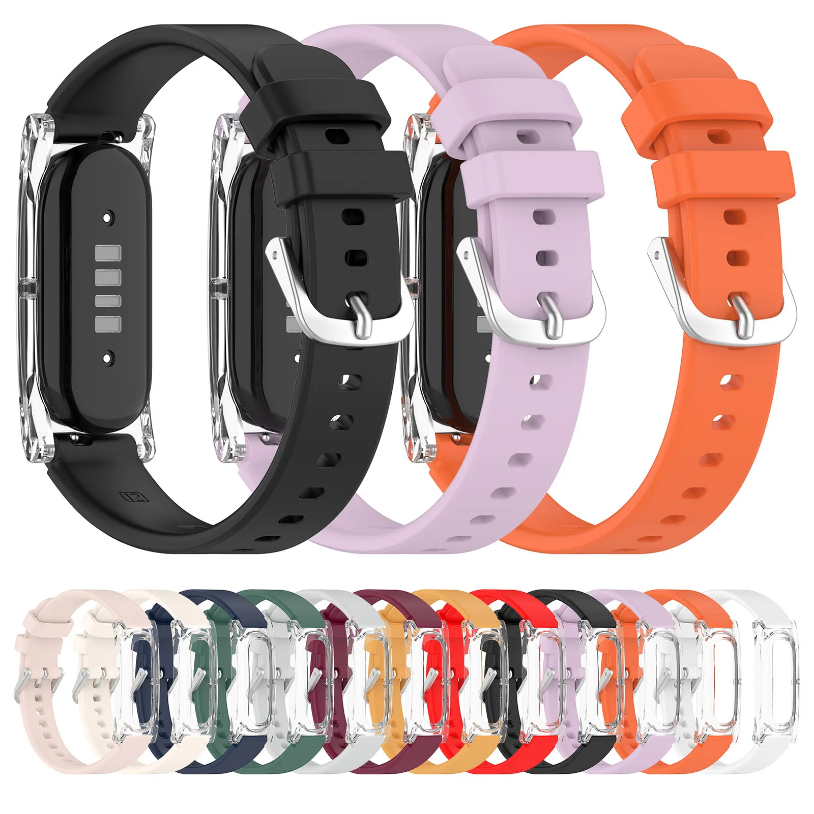Pulseira de Silicone para Google Fitbit Air, Pulseira Substituta para Rastreador de Fitness, Resistente ao Suor e à Água para Homens e Mulheres