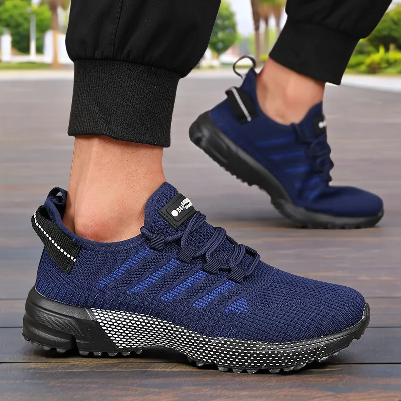 New Men's Sneakers Thick Sole Comfortable Casual Shoes Lightweight Breathable F… - Image 2