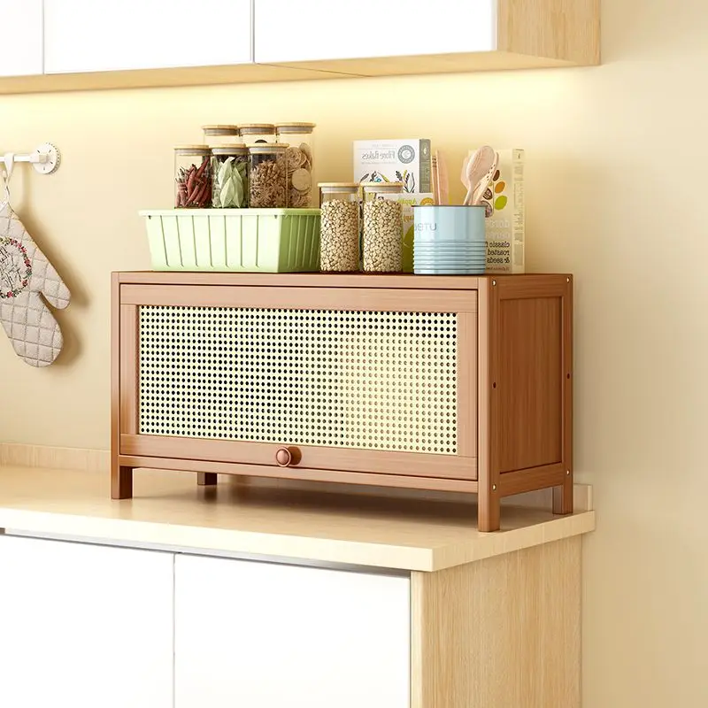 Home Living Furniture Simple Design Cheap Price Dust-proof Sideboard with Flip-over Door Kitchen