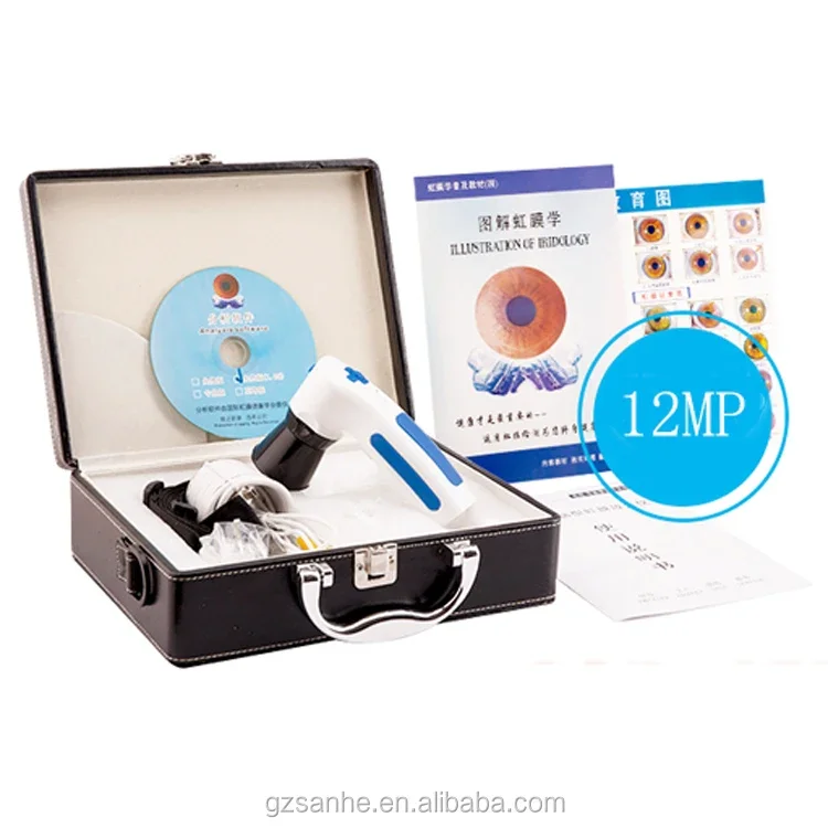 spagnolo coreano russo Polonia 12MP iriscopio iriscopio occhio iridologia software professionale