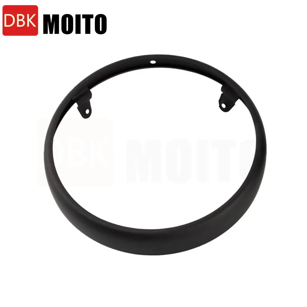 

Universal Motorcycle Round 7" LED Headlamp Housing Light Shell For Harley 7 inch Headlight Bulb Bucket Bottom Mount Dirt Bike