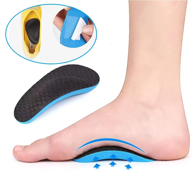 EVA Flat Feet Arch Support Orthopedic Insoles Pads- For Shoes Men Women Foot Valgus Varus SportsInsoles Shoe Inserts Accessories