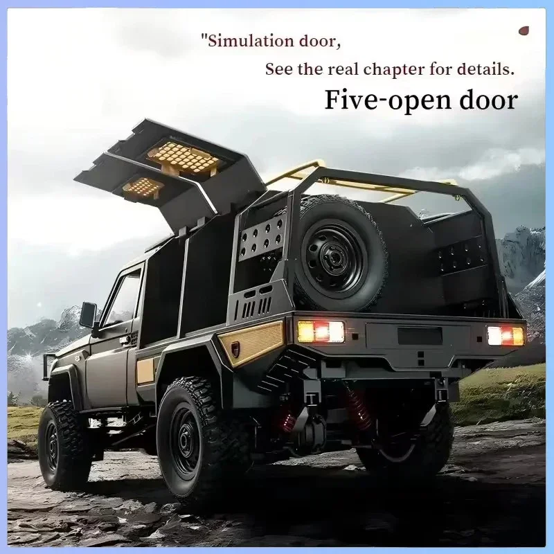 MN82 1:12 レトロRCカー ライト付き 4WD オフロードカー コントロール可能なヘッドライト リモコンカー モデル 子供のおもちゃ