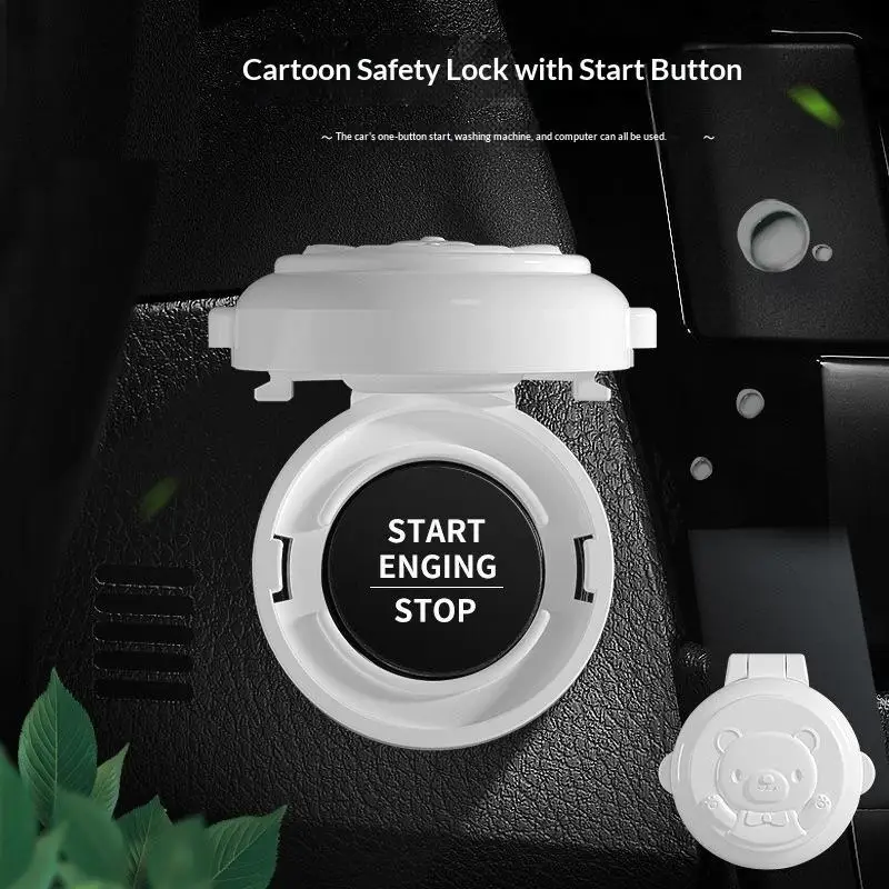 Lovely Bear Child Safety Locks Washing Machine Button Covers Baby Proofing Safety Locks For Latch For Toilet Trash Cans