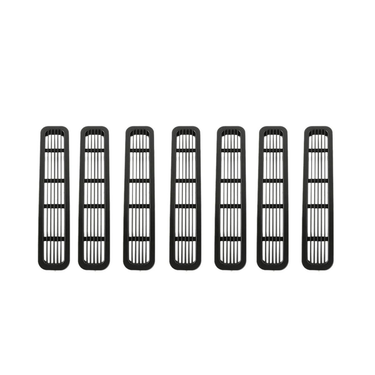 

7Pcs Front Mesh Grille Inserts for Jeep Wrangler TJ & Unlimited 1997-2006