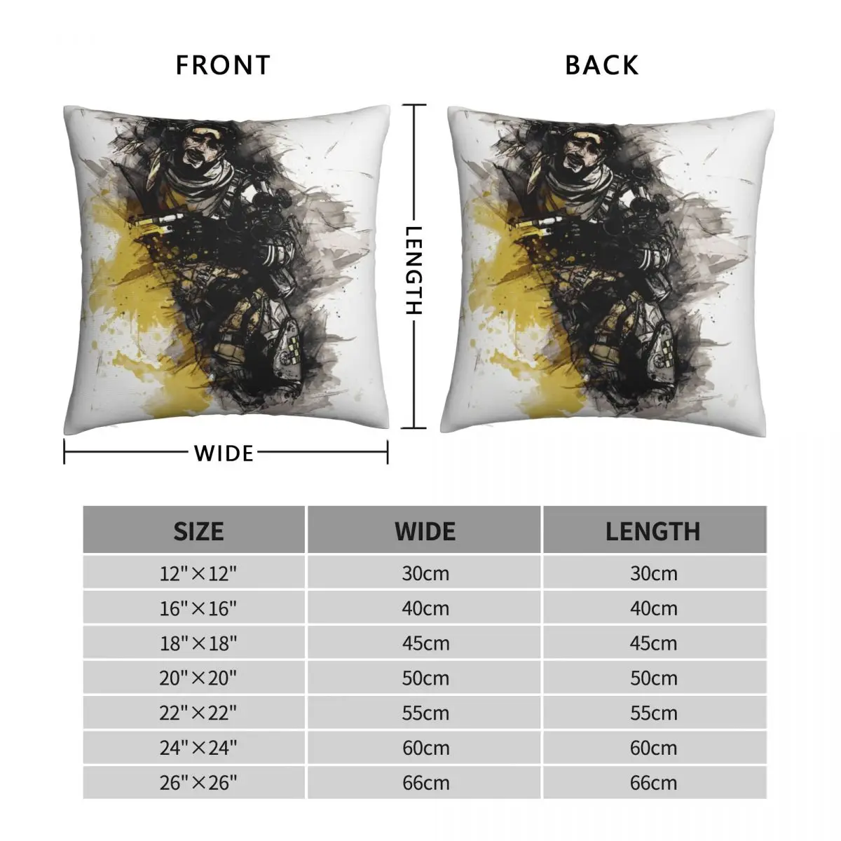 Mirage Apex Legends Poster Square Pillowcase Polyester Linen Velvet Creative Decor Throw Pillow Case Sofa Cushion Cover 45x45