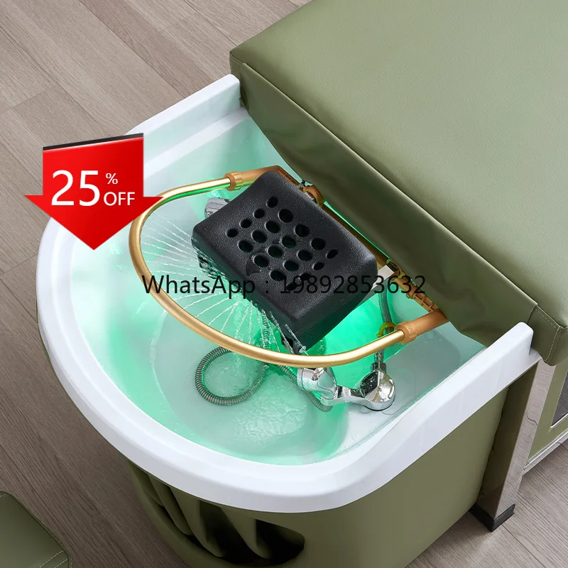 

YFY High-End Electric Bed for Beauty Salon Head Therapy Bed, Water Circulation Steaming Foot Bath Bed