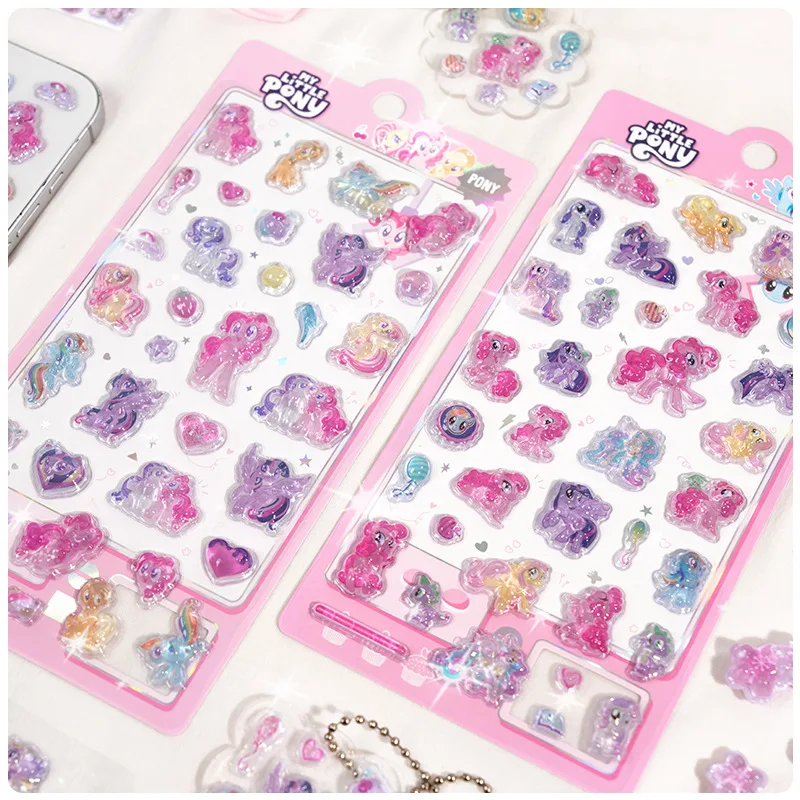 بلدي ليتل الماعز ثلاثية الأبعاد ملصقات كريستال الاطفال جديد أنيمي يونيكورن هلام المقرب الفتيات دفتر صندوق الأمتعة الديكور ألعاب أطفال هدية #4