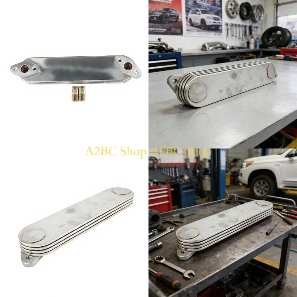 A2BC Direct Replacement Oil Cooling Unit For 1HZ Engine Featuring Multiple Channel Oil Design 15710-17011 15710-17010