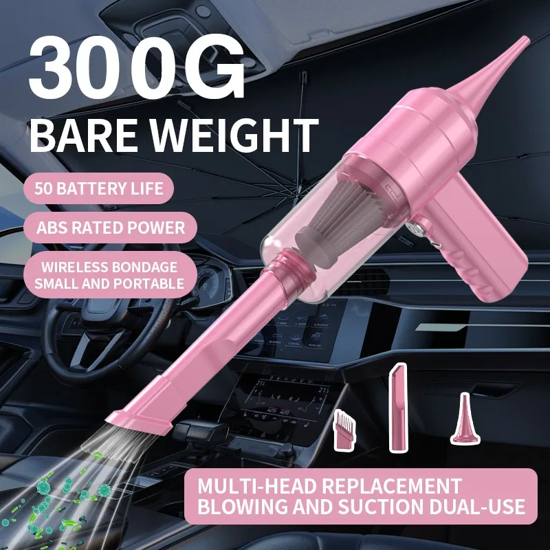 

Автомобильный пылесос, мини-портативный пылесос, многофункциональный, подходит для автомобиля, чистки клавиатуры, чистки волос домашних животных.