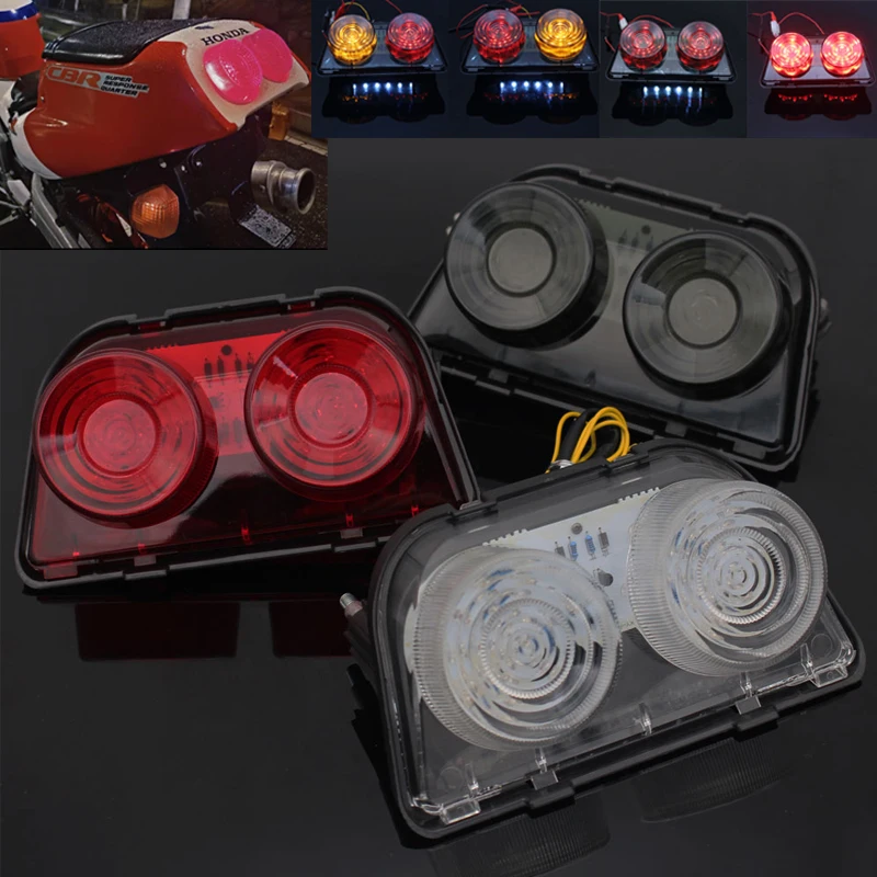 LED Tail Brake Light Turn Signal For HONDA CBR250 MC19 MC22 CBR400 NC23 NC29 MC18 MC21 MC28 Motorcycle Integrated Lamp