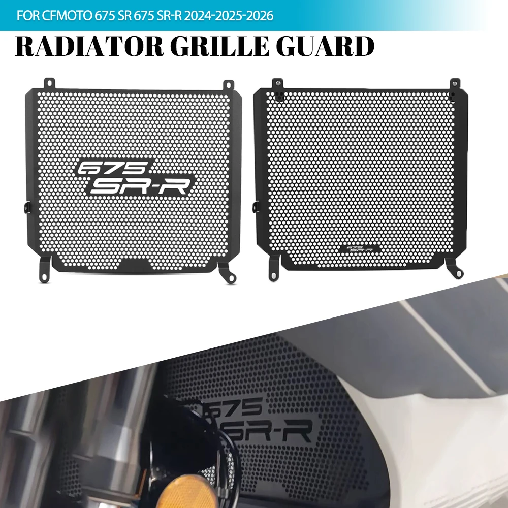 

FOR CFMOTO CF MOTO 675 SR 675 SR-R 2024-2025-2026 Motorcycle Accessories Radiator Grille Guard Cover Protector 675SR 675SRR