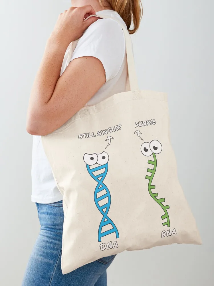 

DNA-RNA Funny Biology Cute Gifts Tote Bag Reusable bags shopper bags for women Canvas bag tote bag screen