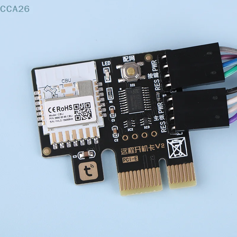 

[CE]A3 Tuya Wifi PC Power Switch Desktop Computer Remote Boot Startup Card Telecommuting PICE MINI Card