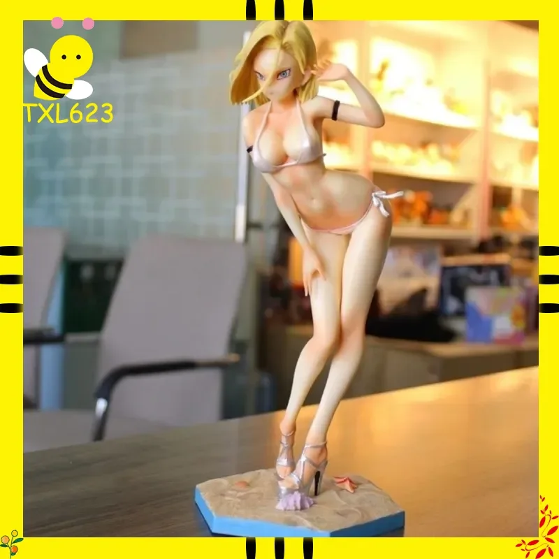 

Фигурка Dragon Ball Android 18 в купальнике, масштаб 1/7, ПВХ, коллекционная, аниме, декор, MegaHouse, подарок