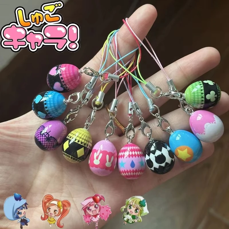 Anime Shugo Chara Mashiro Rima Yuuki Yaya Tsukiyomi Ikuto Cosplay Schlüsselanhänger Kawaii Handykette Schlüsselring Schlüsselkette Ornament Requisiten – Detail 1