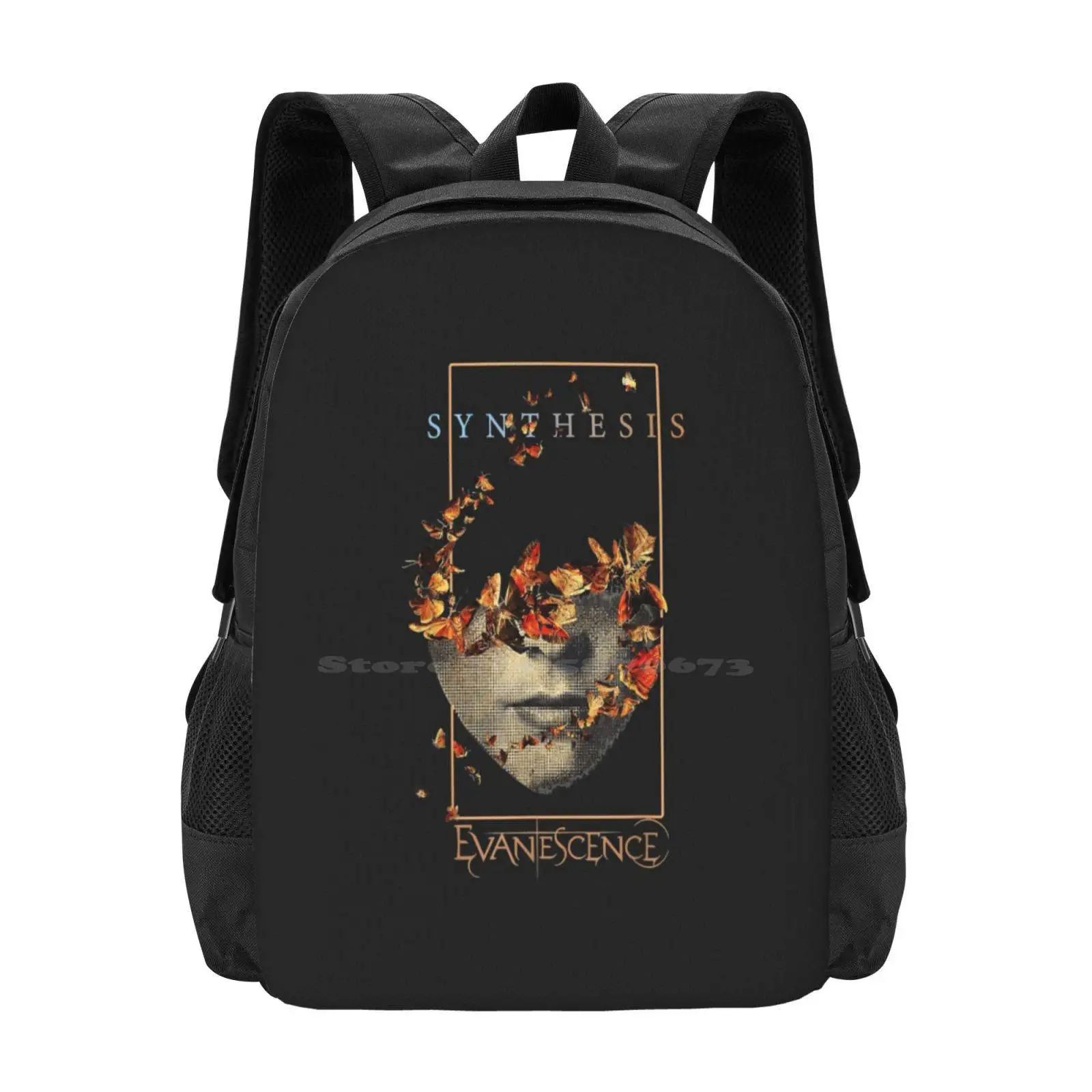 Vintage Evanescences Art Band Music Legend 80S 90S School Bag Big Capacity Backpack Laptop Vintage Evanescences Art Art Band