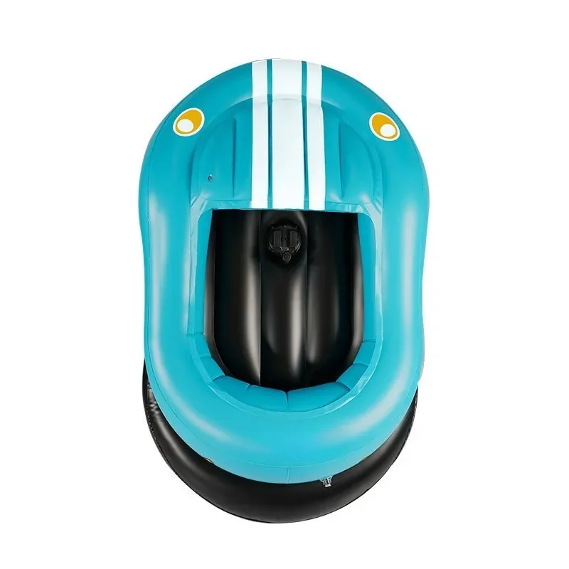 Electric Inflatable Bumper Boat Water Propeller Power Toy Floating Rowing Car for Lake Pool Summer Outdoor Fun Activity Game