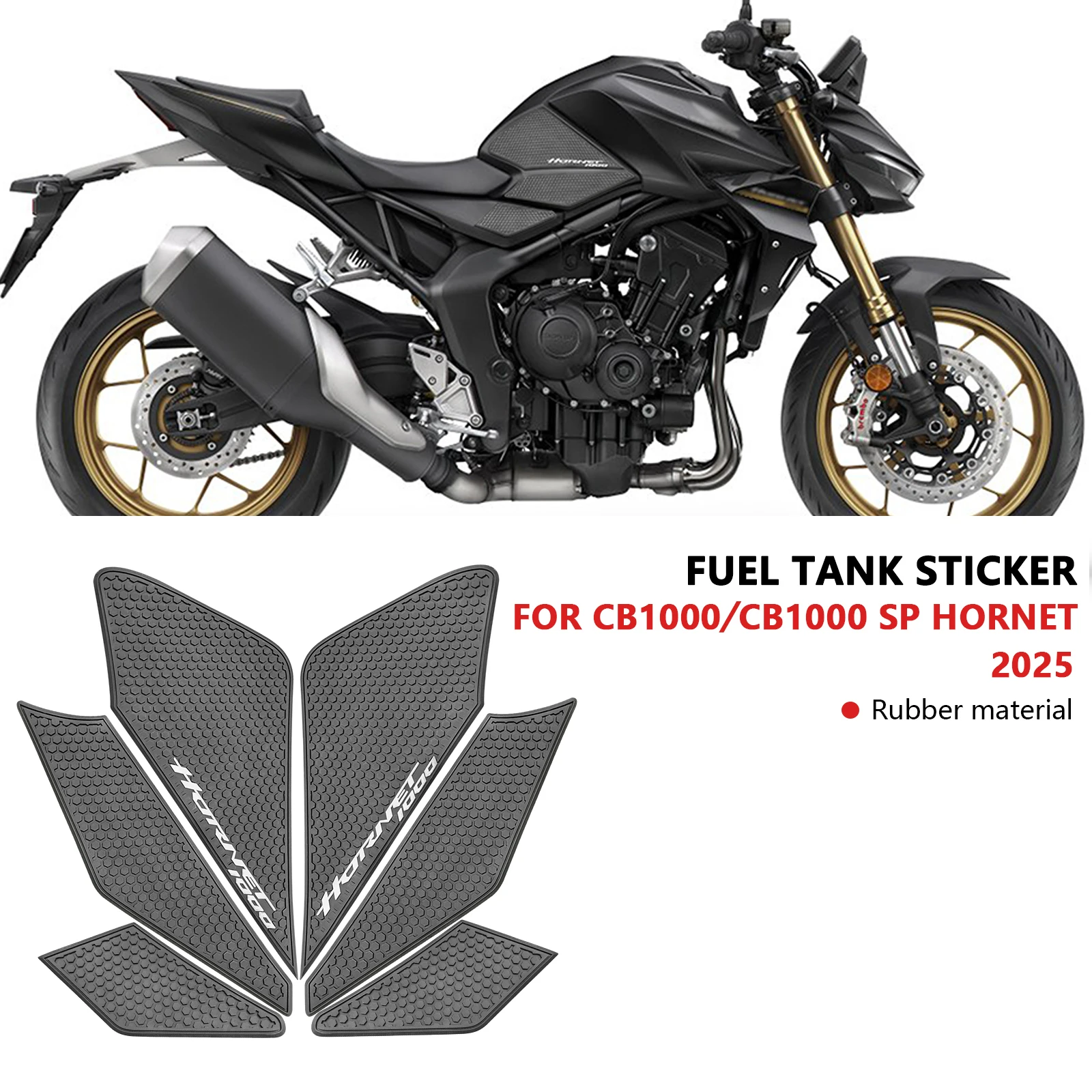 

For Motorcycle Side Fuel Tank Pads Protector Stickers Knee Grip Traction Pad CB1000 Hornet 2025 CB1000 SP Hornet 2025