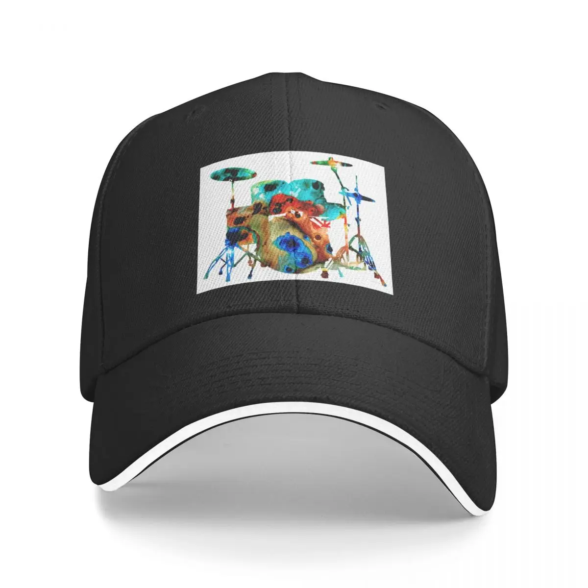 The Drums - Music Art By Sharon Cummings Baseball Cap Vintage Military Cap Man Hat Beach Luxury Cap Golf Men Women's