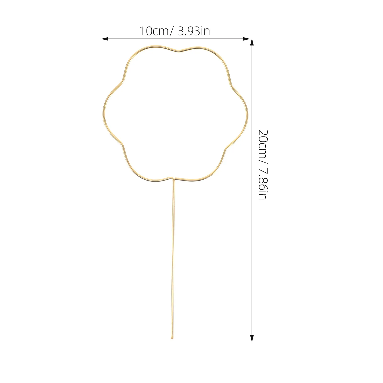 10Pcs Iron Fan Frame DIY Craft Supplies Chinese Style Decorative Handheld Fan Framework Birthday Cake Toppers Paddle