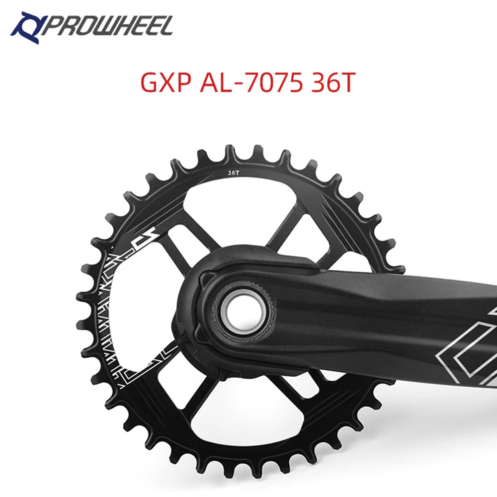 PROWHEEL Mountain Bicycle Crankset 170mm Automatic Winding Links Cranks 36T GXP Chainring With Bottom Bracket MTB Cycling Parts