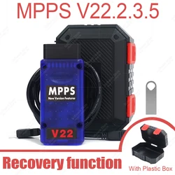 MPPS V22 Professional OBDII Auto Programming Tool with Checksum 22.2.3.5 Software 2025 - Various Corrections And Fixes