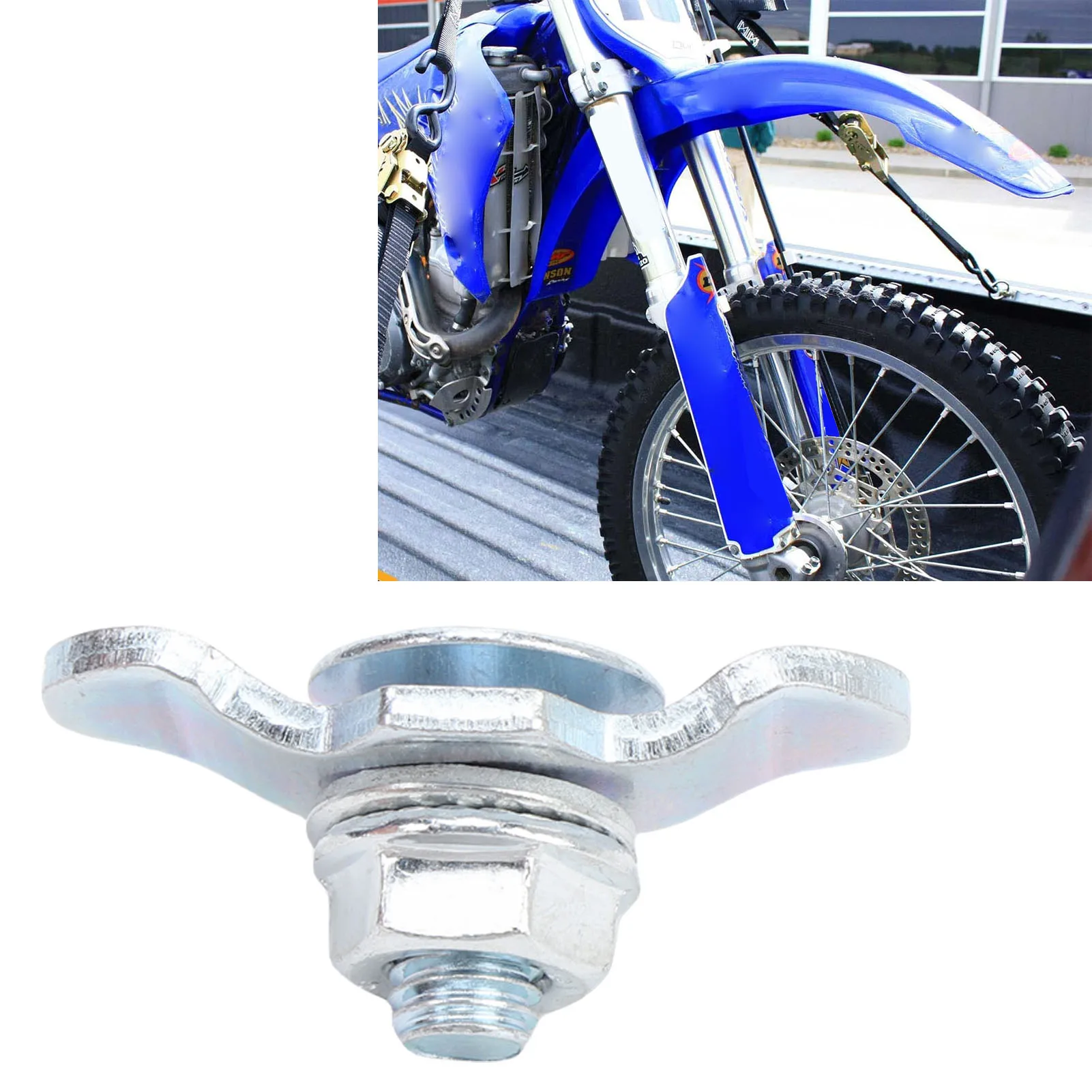 

L Track Threaded Bolts Double Lug Threaded Stud Nut Fitting Tie Down Easy Installation Carbon Steel for Van Pickup Truck