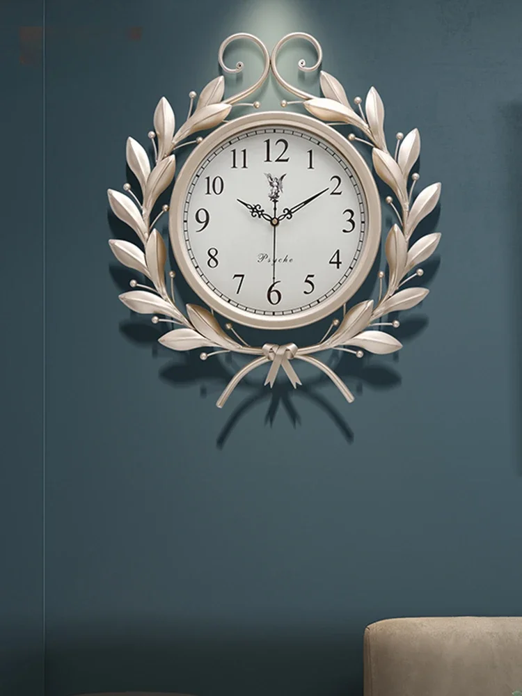 

American Art Light Luxury Creative Fashion Clock Wall Personalized Quartz
