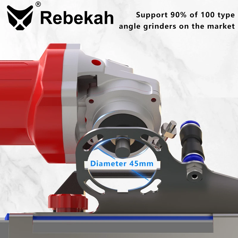 Angle Grinder Stand for Tile 45° Chamfer Cutting,Special Cutting Bracket. Angle Grinding Fixed Holder.Angle Grinder Tile Chamfer