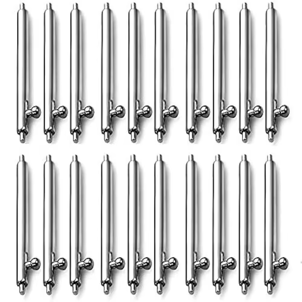 Pasadores de liberación rápida de 20 piezas, 1,5, 1,8mm de diámetro, para reloj inteligente, 18mm, 20mm, 22mm, accesorios de correa