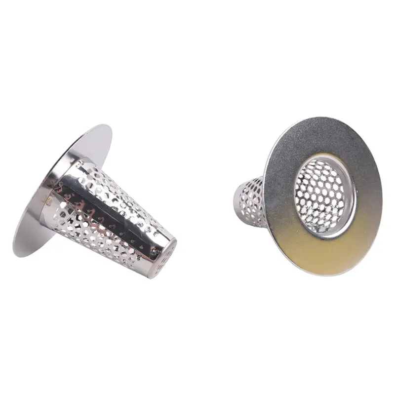 

N96R Bathroom Sink Drain Strainers,Small Conical Premium Stainless Steel Porous Hair Catcher, Drainer Filter Easy Install Easy T